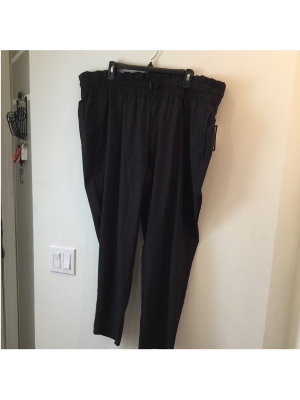 MTASport Black Athleisure Pants Size 2X NWT Elastic Waist Jogger Style - Picture 4 of 15